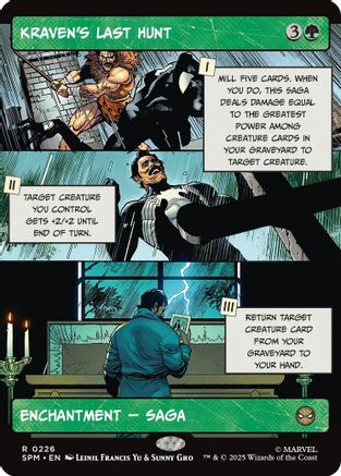 Kraven's Last Hunt (Borderless) (226) [Marvel's Spider-Man] foil - Deck Out Gaming