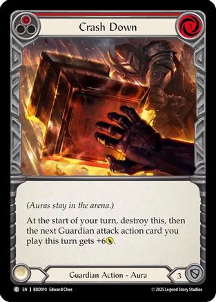 Crash Down (Red) (BDD010) [Welcome Deck Bravo] - Deck Out Gaming