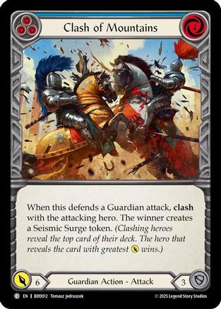 Clash of Mountains (Blue) (BDD012) [Bravo Demo Deck] - Deck Out Gaming