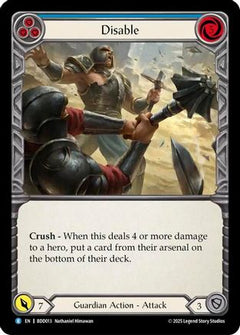 Disable (Blue) (BDD013) [Bravo Demo Deck] - Deck Out Gaming