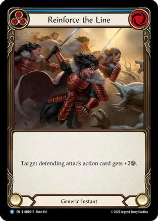 Reinforce the Line (Blue) (BDD017) [Bravo Demo Deck] - Deck Out Gaming