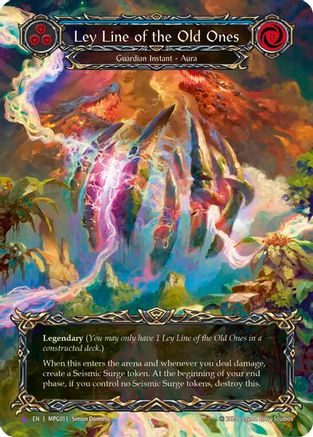 Ley Line of the Old Ones (Marvel) (MPG013) [Mastery Pack Guardian] Cold Foil - Deck Out Gaming