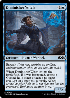 Diminisher Witch (46) [Wilds of Eldraine] - Deck Out Gaming