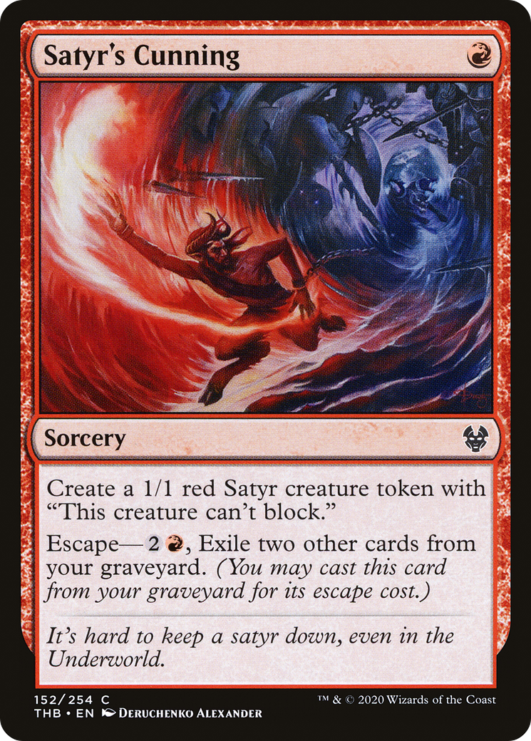 Satyr's Cunning (152) [Theros Beyond Death] foil - Deck Out Gaming