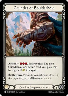 Gauntlet of Boulderhold (MPG007) [Mastery Pack Guardian] Cold Foil - Deck Out Gaming