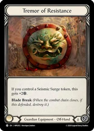 Tremor of Resistance (MPG011) [Mastery Pack Guardian] - Deck Out Gaming