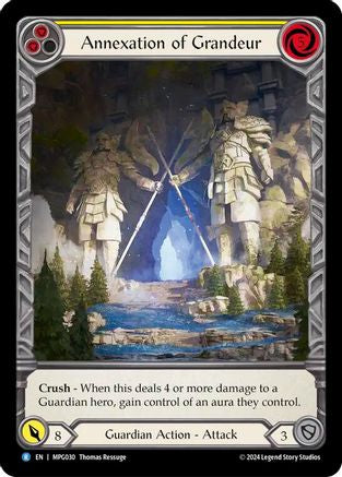 Annexation of Grandeur (Extended Art) (MPG030) [Mastery Pack Guardian] Rainbow Foil - Deck Out Gaming