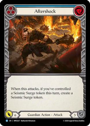 Aftershock (Blue) (MPG037) [Mastery Pack Guardian] - Deck Out Gaming