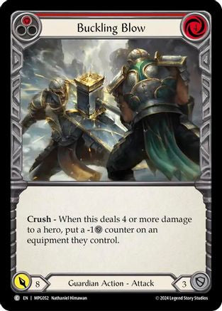 Buckling Blow (Red) (MPG052) [Mastery Pack Guardian] - Deck Out Gaming