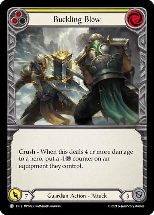Buckling Blow (Yellow) (MPG053) [Mastery Pack Guardian] - Deck Out Gaming