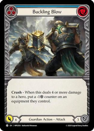 Buckling Blow (Blue) (MPG054) [Mastery Pack Guardian] - Deck Out Gaming