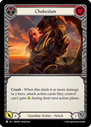 Chokeslam (Red) (MPG058) [Mastery Pack Guardian] - Deck Out Gaming