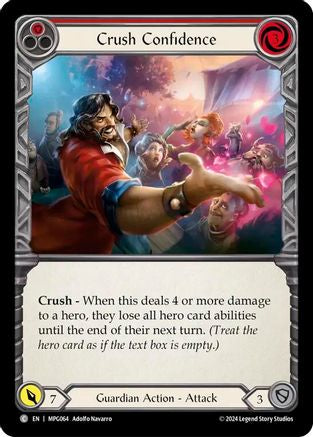 Crush Confidence (Red) (MPG064) [Mastery Pack Guardian] - Deck Out Gaming