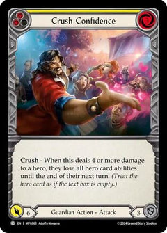 Crush Confidence (Yellow) (MPG065) [Mastery Pack Guardian] - Deck Out Gaming