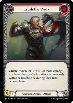 Crush the Weak (Red) (MPG067) [Mastery Pack Guardian] - Deck Out Gaming
