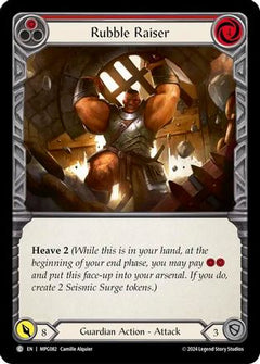 Rubble Raiser (Red) (MPG082) [Mastery Pack Guardian] Rainbow Foil - Deck Out Gaming