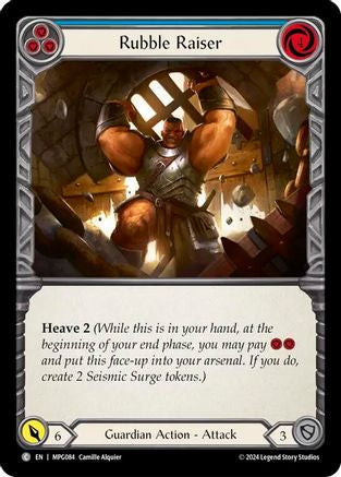 Rubble Raiser (Blue) (MPG084) [Mastery Pack Guardian] - Deck Out Gaming