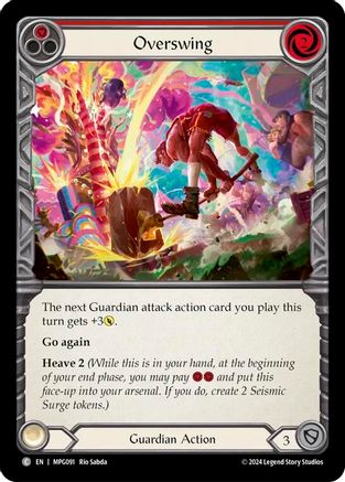 Overswing (Red) (MPG091) [Mastery Pack Guardian] - Deck Out Gaming