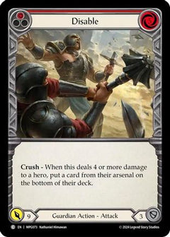 Disable (Red) (MPG073) [Mastery Pack Guardian] - Deck Out Gaming