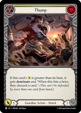 Thump (Yellow) (MPG086) [Mastery Pack Guardian] - Deck Out Gaming