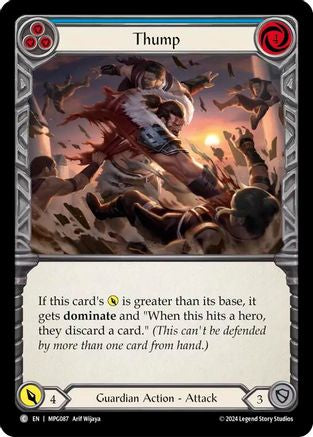 Thump (Blue) (MPG087) [Mastery Pack Guardian] - Deck Out Gaming