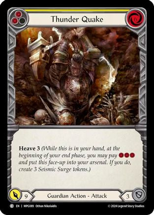 Thunder Quake (Yellow) (MPG089) [Mastery Pack Guardian] - Deck Out Gaming