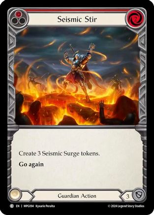 Seismic Stir (Red) (MPG094) [Mastery Pack Guardian] - Deck Out Gaming