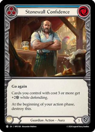 Stonewall Confidence (Blue) (MPG108) [Mastery Pack Guardian] - Deck Out Gaming