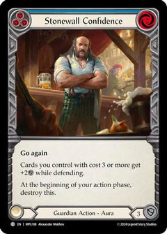 Stonewall Confidence (Blue) (MPG108) [Mastery Pack Guardian] - Deck Out Gaming