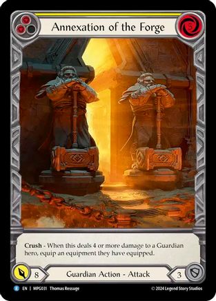 Annexation of the Forge (Extended Art) (MPG031) [Mastery Pack Guardian] Rainbow Foil - Deck Out Gaming