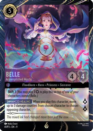 Belle - Accomplished Mystic (41) [Disney Lorcana Promo Cards] Holofoil - Deck Out Gaming