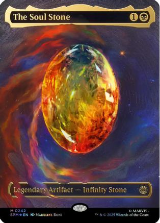The Soul Stone (Cosmic Foil) (242) [Marvel's Spider-Man] foil - Deck Out Gaming