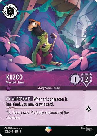 Kuzco - Wanted Llama (Epic) (209/204) [Fabled] Holofoil - Deck Out Gaming