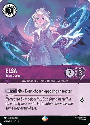Elsa - Snow Queen (Epic) (210/204) [Fabled] Holofoil - Deck Out Gaming