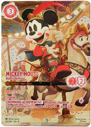 Mickey Mouse - Brave Little Prince (Iconic) (242/204) [Fabled] Holofoil - Deck Out Gaming