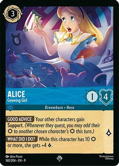 Alice - Growing Girl (160/204) [Fabled] Cold Foil - Deck Out Gaming