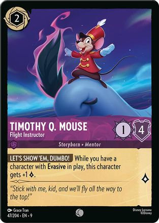 Timothy Q. Mouse - Flight Instructor (47/204) [Fabled] Cold Foil - Deck Out Gaming