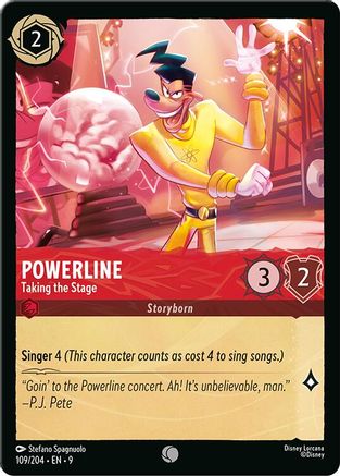 Powerline - Taking the Stage (109/204) [Fabled] Cold Foil - Deck Out Gaming