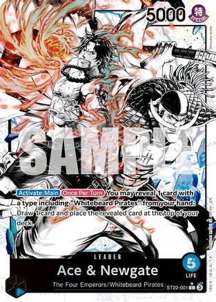Ace & Newgate (Parallel) (ST22-001) [Starter Deck 22: Ace & Newgate] Foil-1