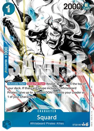 Squard (Parallel) (ST22-007) [Starter Deck 22: Ace & Newgate] Foil-1
