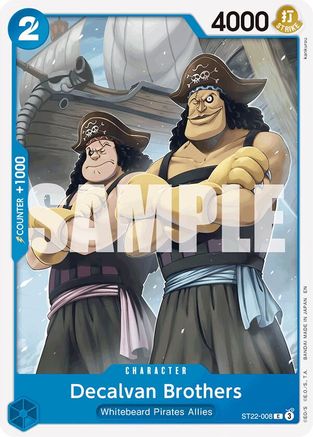 Decalvan Brothers (ST22-008) [Starter Deck 22: Ace & Newgate]-1