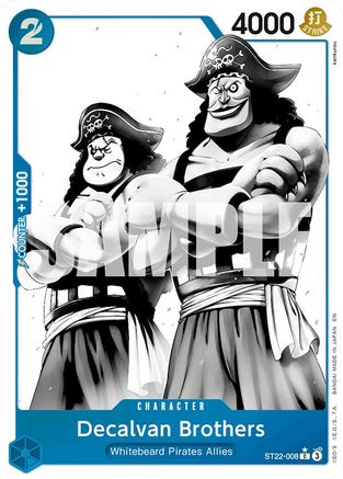 Decalvan Brothers (Parallel) (ST22-008) [Starter Deck 22: Ace & Newgate] Foil-1