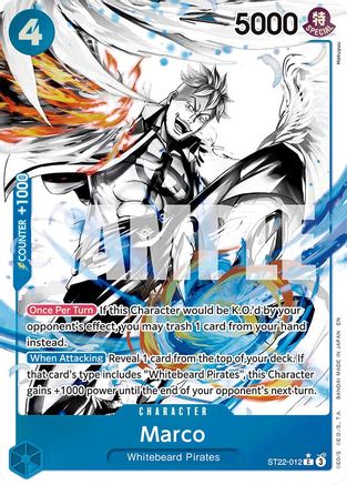 Marco (Parallel) (ST22-012) [Starter Deck 22: Ace & Newgate] Foil-1