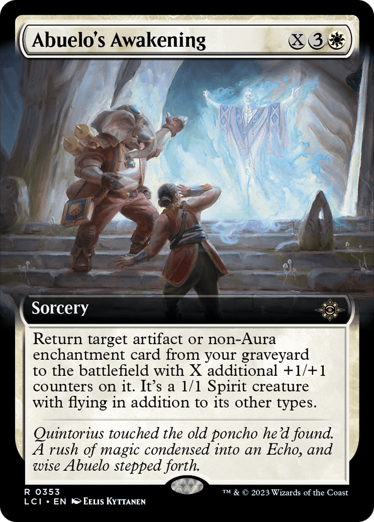 Abuelo's Awakening (Extended Art) (353) [The Lost Caverns of Ixalan] - Deck Out Gaming