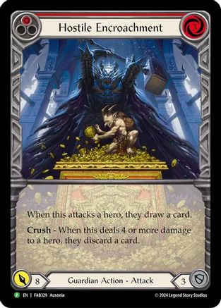Hostile Encroachment (FAB329) [Flesh and Blood: Promo Cards] Rainbow Foil - Deck Out Gaming