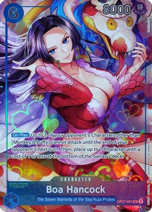 Boa Hancock (Seven Warlords of the Sea Binder Set) (OP07-051) [One Piece Promotion Cards] Foil - Deck Out Gaming