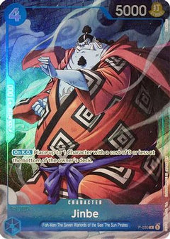 Jinbe (Seven Warlords of the Sea Binder Set) (P-030) [One Piece Promotion Cards] Foil - Deck Out Gaming