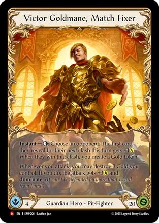 Victor Goldmane, Match Fixer (SMP006) [Smash Palace] - Deck Out Gaming