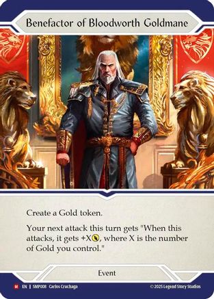 Benefactor of Bloodworth Goldmane (SMP008) [Smash Palace] - Deck Out Gaming