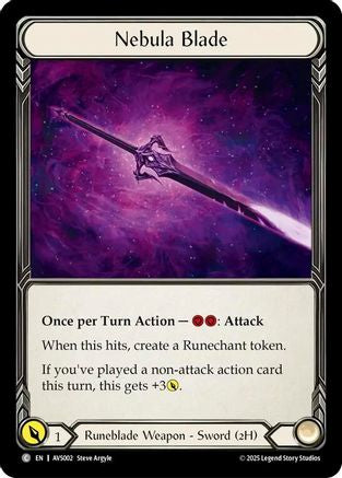 Nebula Blade (AVS002) [Armory Deck: Legends Viserai] - Deck Out Gaming